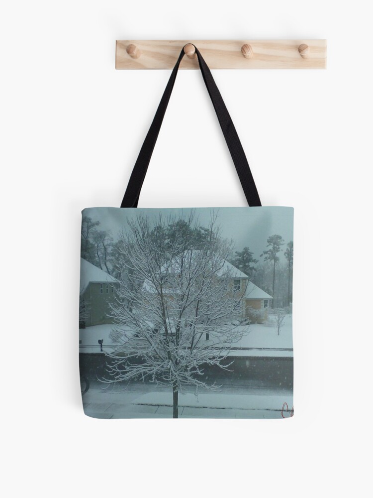 Thumbnail 1 of 2, Tote Bag, Snow Tree designed and sold by storecee.