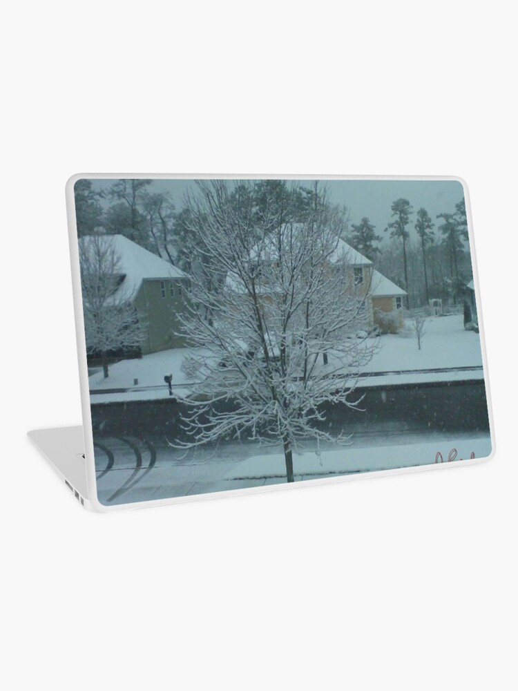 Thumbnail 1 of 2, Laptop Skin, Snow Tree designed and sold by storecee.