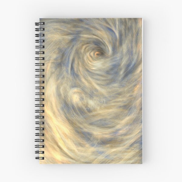 Item preview, Eye in the Sky - Abstract Painting - Swirl of Gold and Blue Art designed and sold by PiperArtDesign.