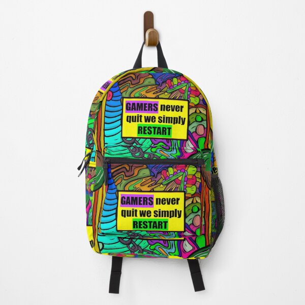 Item preview, gamers never quit we simply restart  designed and sold by sarina G.