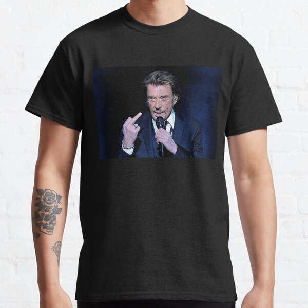 Johnny Hallyday mort T-shirt classique