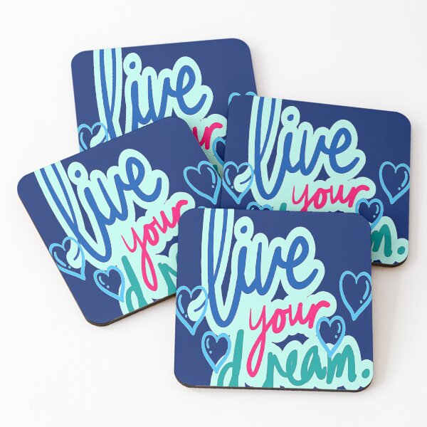Item preview, Live Your Dreams, Retrostyle, Words, Illustration Abstracto. designed and sold by Adri Barnard.