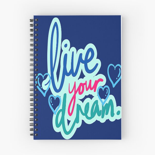 Item preview, Live Your Dreams, Retrostyle, Words, Illustration Abstracto. designed and sold by Adri Barnard.