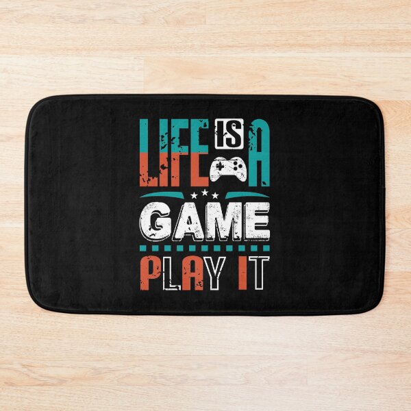 Item preview, Life Is A Game Play It Novelty Gaming Quote  designed and sold by Tatt-Hooligans.