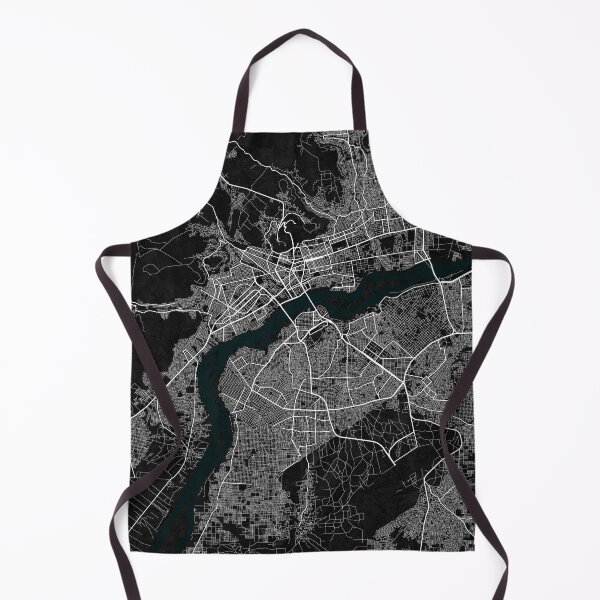 Item preview, Bamako City Map of Mali - Dark designed and sold by deMAP.