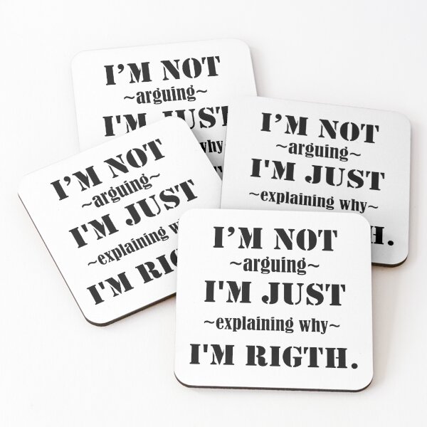 Item preview, I'm Not Arguing I'm Just Explaining Why I'm Right designed and sold by shaakir.