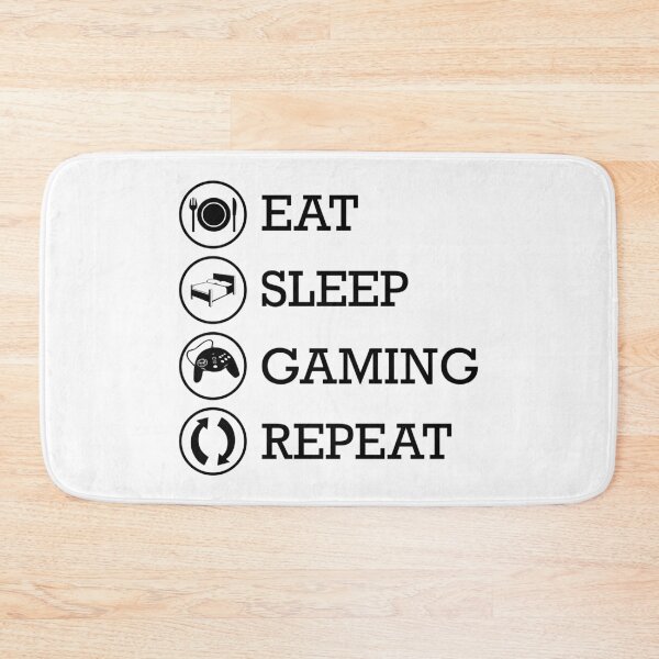 Item preview, Eat sleep gaming repeat designed and sold by rehatschek.