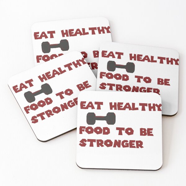 Item preview, Eat healthy food to be stronger designed and sold by Jadyco.