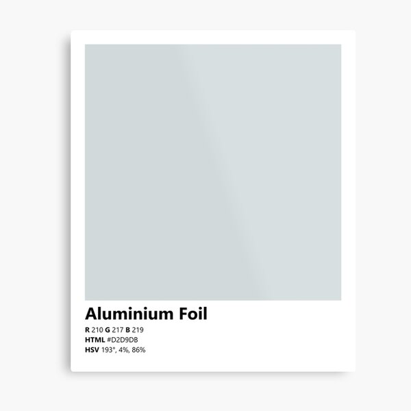 Aperçu de l'œuvre Nuancier / carte de couleur (feuille d'aluminium) créée et vendue par Pestorian.