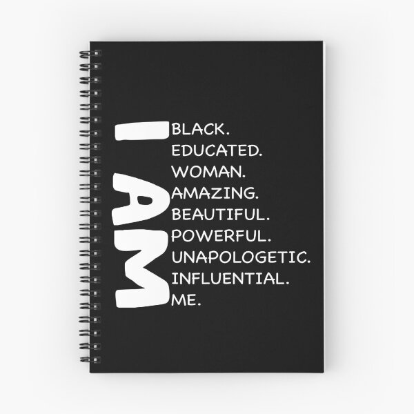 Item preview,  I AM BLACK EDUCATED WOMAN AMAZING BEAUTIFUL POWERFUL UNAPOLOGETIC INFLUENTIAL ME designed and sold by ContreiDesign.