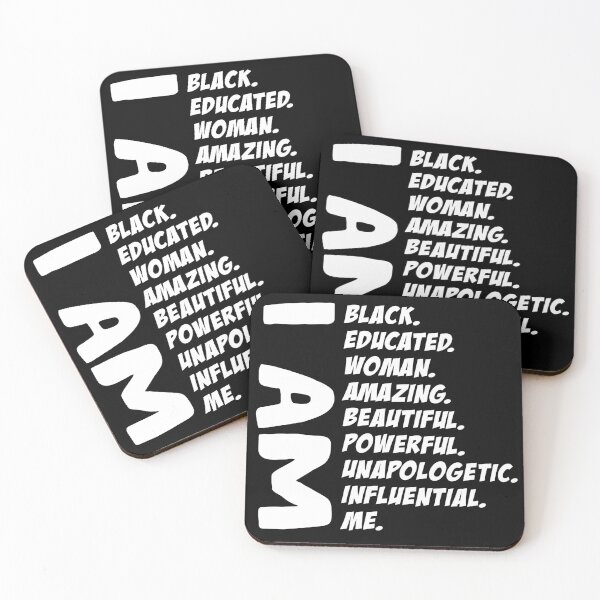 Item preview,  I AM BLACK EDUCATED WOMAN AMAZING BEAUTIFUL POWERFUL designed and sold by ContreiDesign.