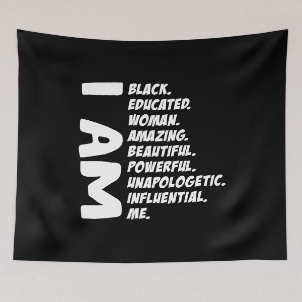 Item preview,  I AM BLACK EDUCATED WOMAN AMAZING BEAUTIFUL POWERFUL designed and sold by ContreiDesign.