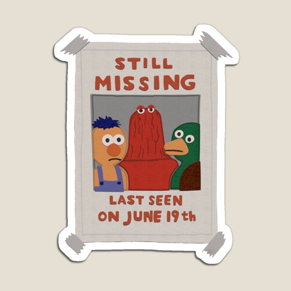 Item preview, Don’t Hug Me I’m Scared Missing Poster designed and sold by thebcarts.