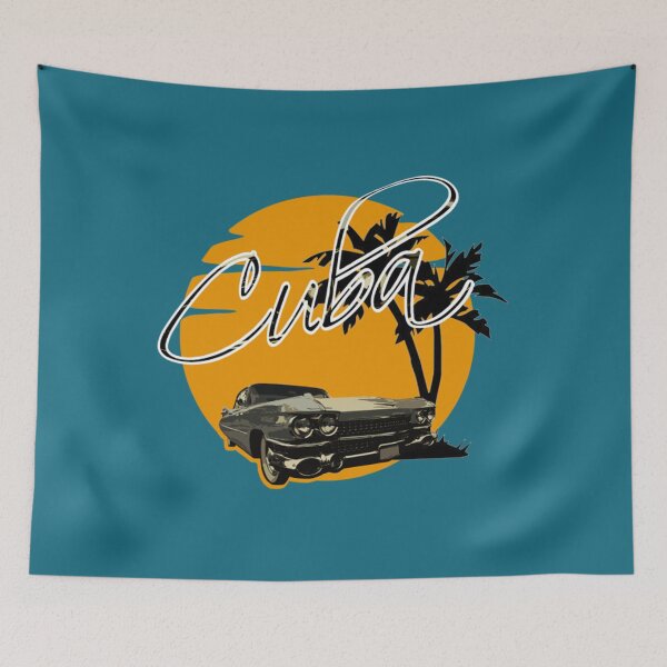Item preview, Cadillac Cuba Sunset Vintage Cadillac designed and sold by abc22shirts.