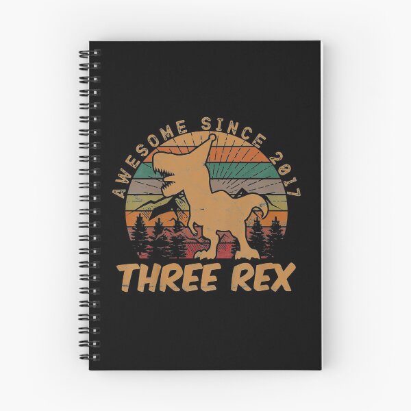 Item preview, Kids Three Rex 3rd Birthday Gifts Third Dinosaur 3 Year Old designed and sold by lindaskowronek.