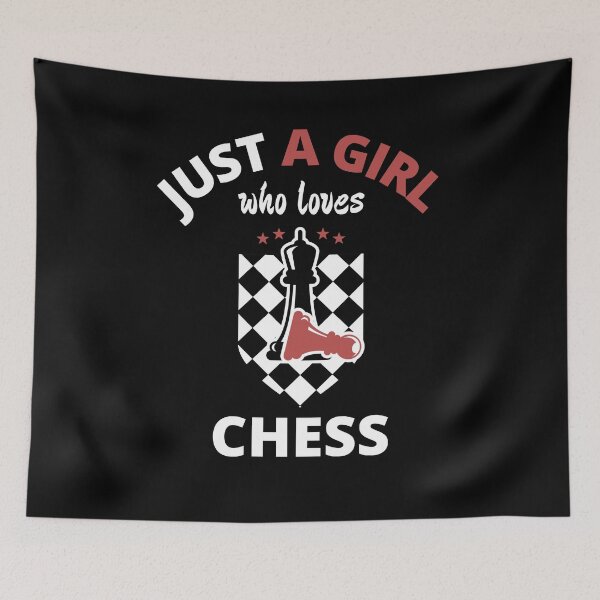 Item preview, Just A Girl Who Loves Chess designed and sold by ModkMerch.
