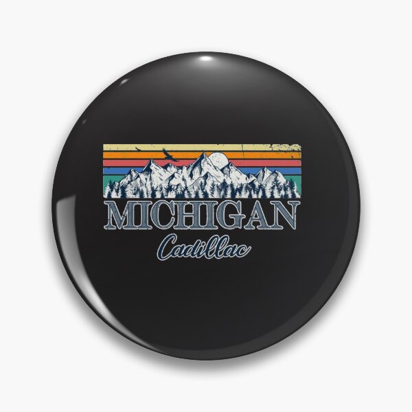 Item preview, Cadillac Michigan Cadillac Michigan Retro Vintage Aesthetic Hanstore designed and sold by abc22shirts.