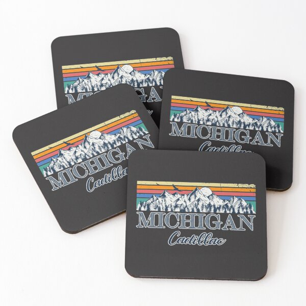 Item preview, Cadillac Michigan Cadillac Michigan Retro Vintage Aesthetic Hanstore designed and sold by abc22shirts.