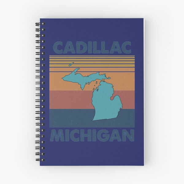 Aperçu de l'œuvre Cadillac Michigan Cadillac Michigan Retro Vintage Vêtements Hommes Femmes Personnalisé créée et vendue par abc22shirts.