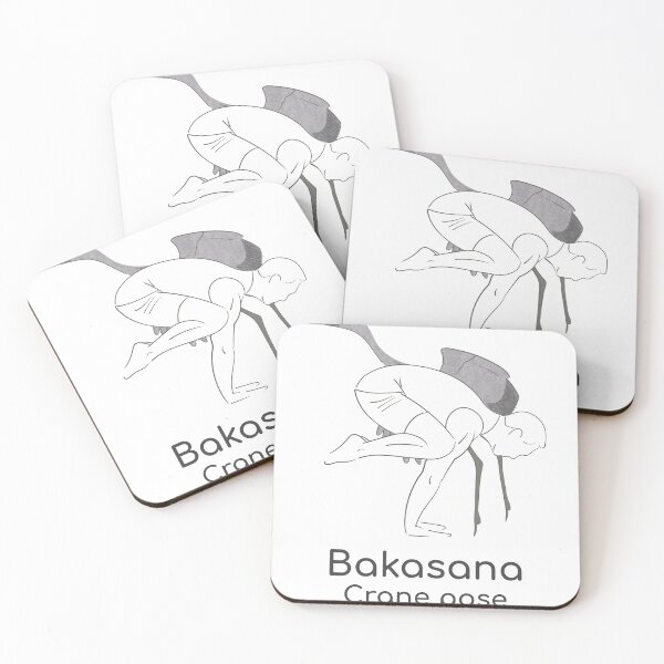 Item preview, Bakasana Crane pose designed and sold by Kaupasi.