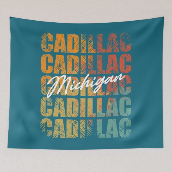 Item preview, Cadillac Michigan Cadillac Michigan Retro Vintage Custom Design Unique Graphic designed and sold by abc22shirts.