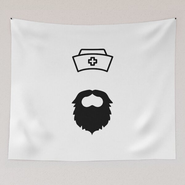 Item preview, The Best Nurses Have Beards designed and sold by Juventino19.