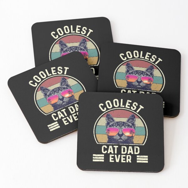 Item preview, Coolest Cat Dad Ever - Best Fathers Day Gift designed and sold by NDTStore.