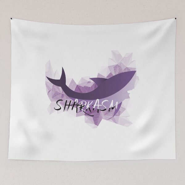 Item preview, SHARKASM Design 1 - Purple Version designed and sold by AngeliaLucis.