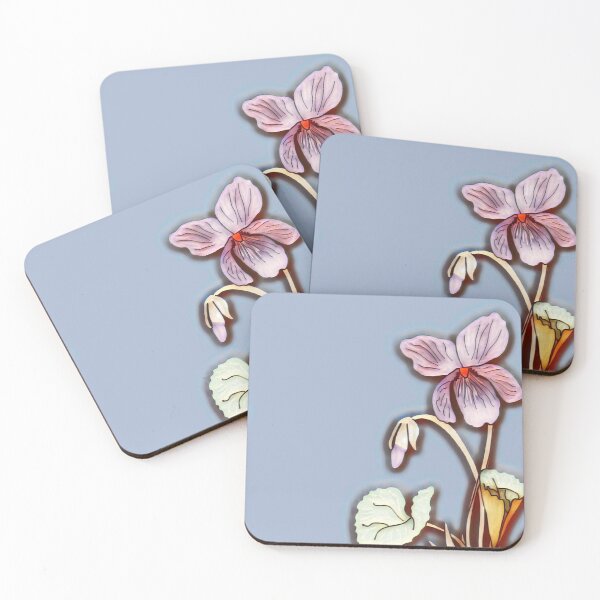 Item preview, Purple floral painting designed and sold by NatureNature.