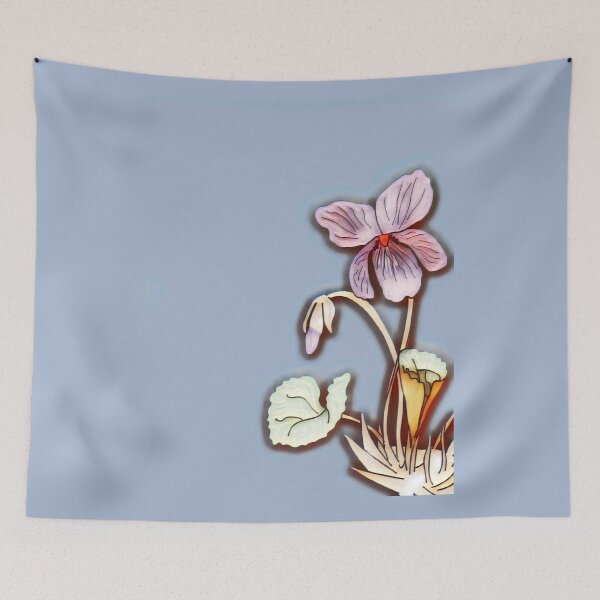 Item preview, Purple floral painting designed and sold by NatureNature.