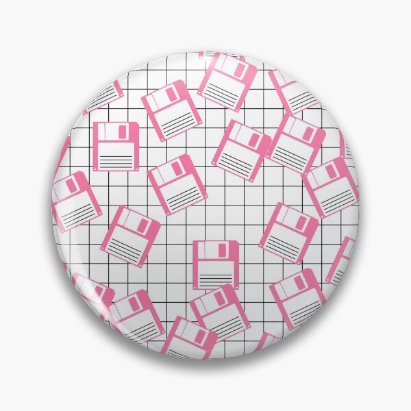 Item preview, Pink Floppy Disc Pattern designed and sold by kapotka.