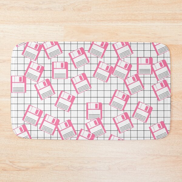 Item preview, Pink Floppy Disc Pattern designed and sold by kapotka.
