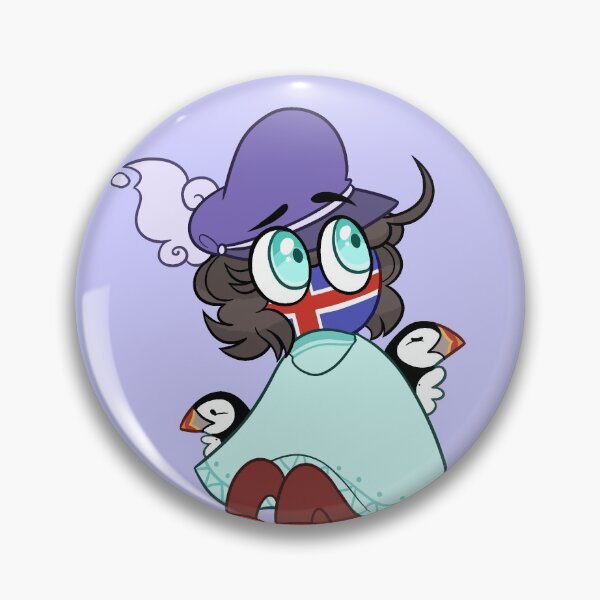 Item preview, Iceland COUNTRYHUMANS designed and sold by Kartoshka Malonka.