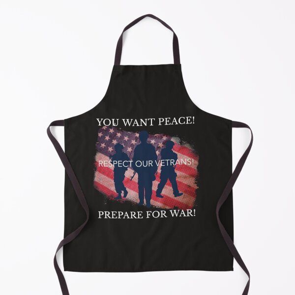 Item preview, RESPECT OUR VETRANS, PEACE AND WAR, PREPARE ME, VETRANS FLAG, designed and sold by R B Chrystal.