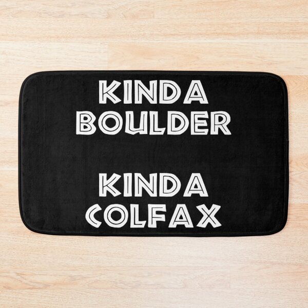 Item preview, Kinda Boulder Kinda Colfax retro designed and sold by ContreiDesign.