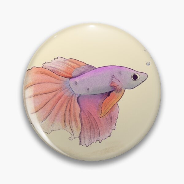 Artikelvorschau, Betta Fisch entworfen und verkauft von Drawwithclaire.