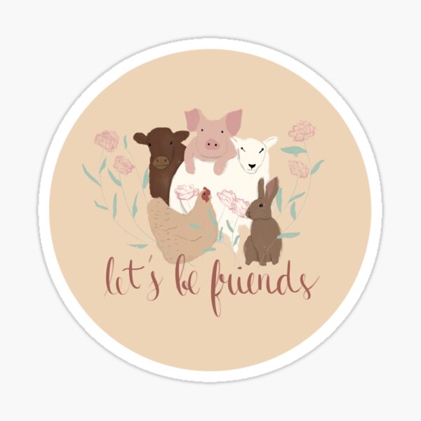 Item preview, Let’s be friends designed and sold by GaetRose.