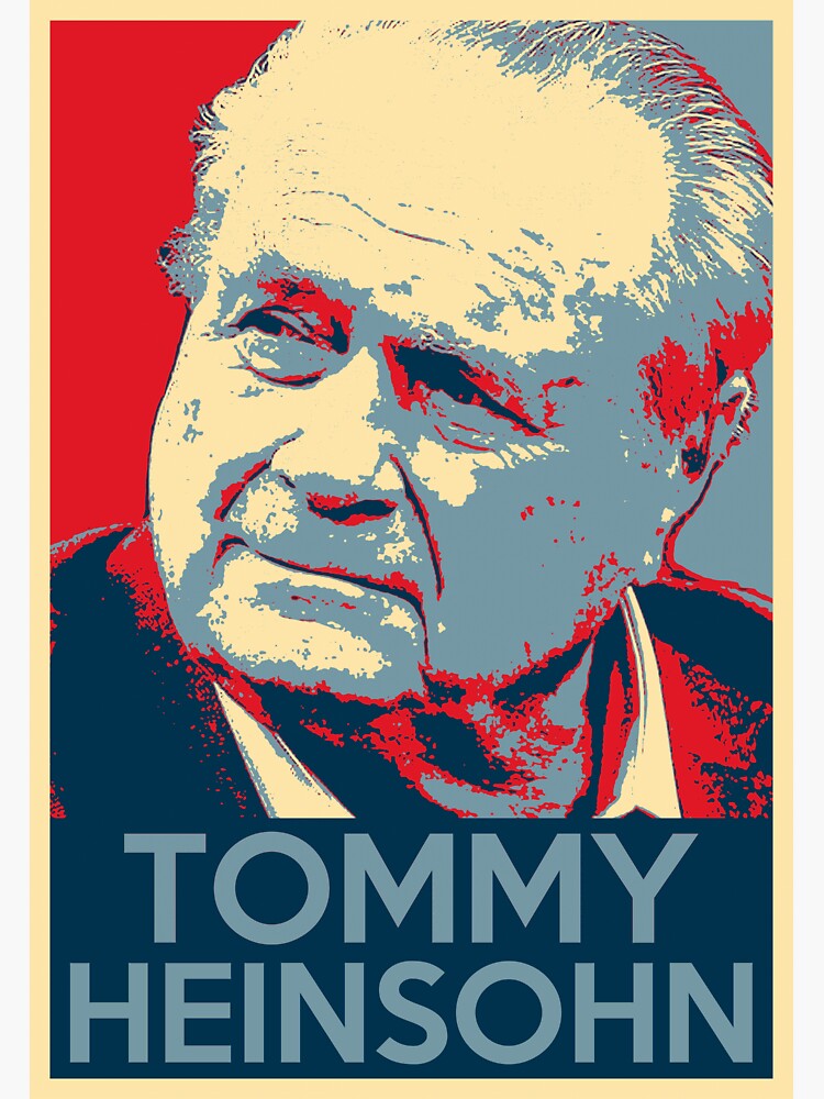 "Tommy Heinsohn Hope" Sticker for Sale by philipcarter215 Redbubble