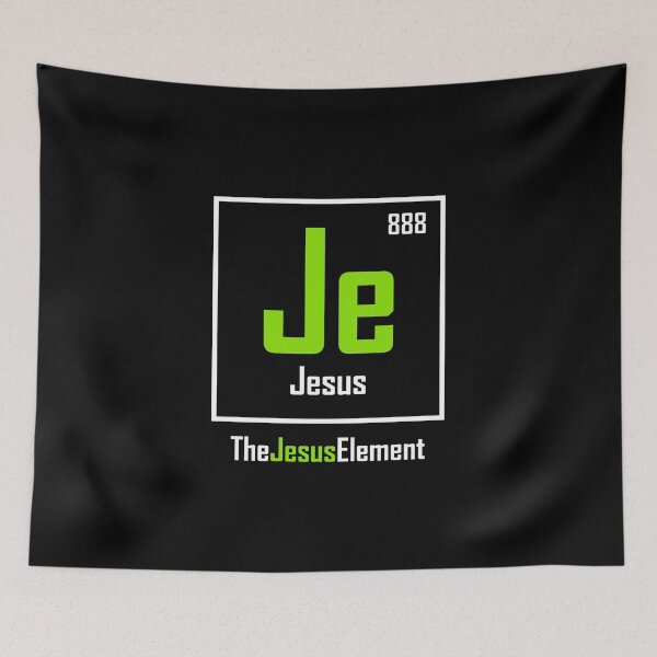 Item preview, Je - The Jesus Element - Parody Design Of Periodic Table - Spiritual Design for T-Shirts, Tablet Cases, Cards & Posters Etc. designed and sold by ShaykhUmer.