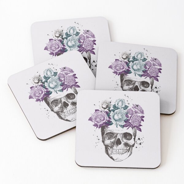 Item preview, Skull & Roses • Victorian & Romantic Goth • Gothic Valentine designed and sold by Rike Mayer.