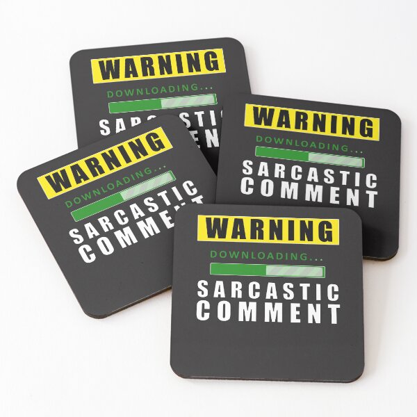 Item preview, warning  downloading Sarcastic Comment designed and sold by Feline Rockstars.