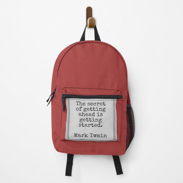 Item preview, The secret of getting ahead is getting started, Mark Twain designed and sold by Pelikancrazy.