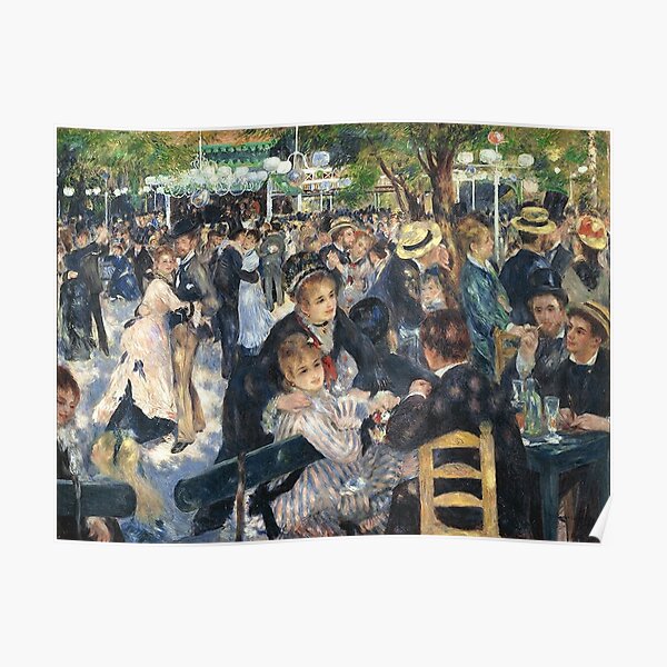 Bal du Moulin de la Galette | Pierre-Auguste Renoir Poster