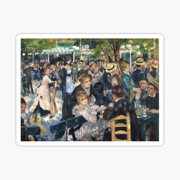 Bal du Moulin de la Galette | Pierre-Auguste Renoir Sticker