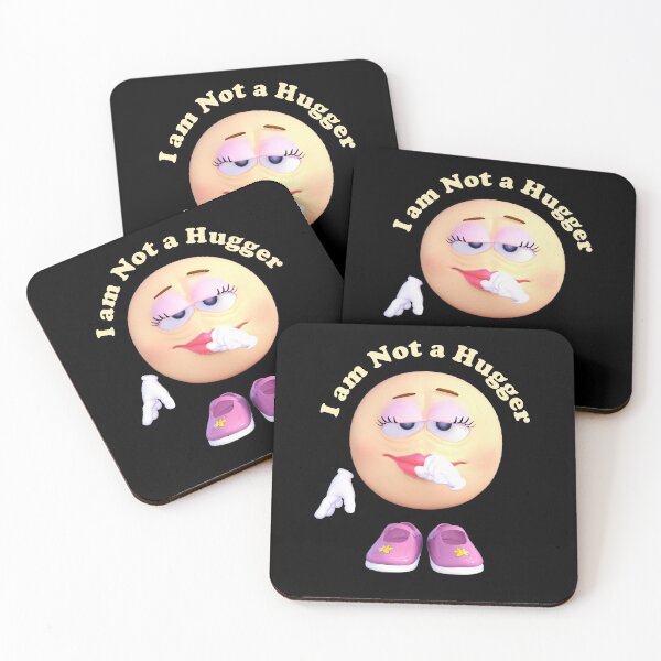 Item preview, I am Not a Hugger Design for dark tees designed and sold by Paula Helit.