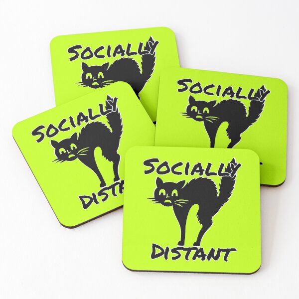 Item preview, Socially Distant Cat designed and sold by Willyboy16.