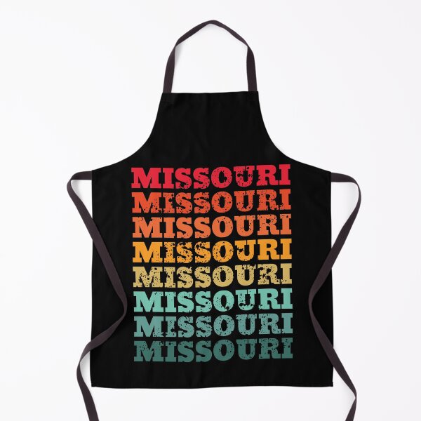 Item preview, Missouri - repeated retro vintage sunset colors with a distressed design effect designed and sold by Rhu Creations.