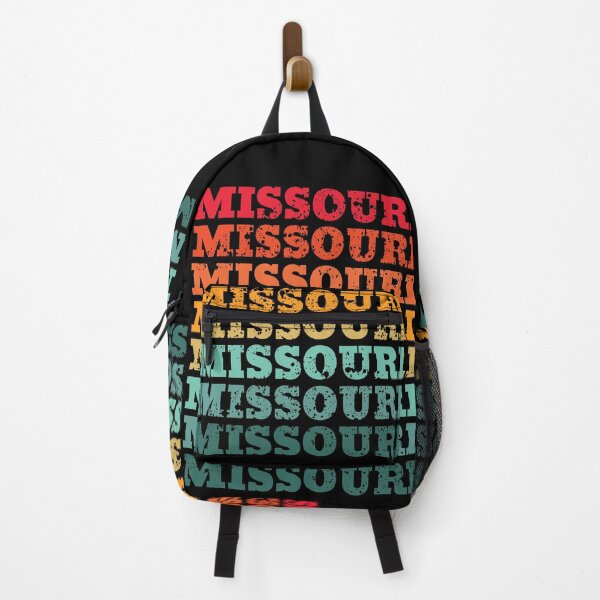 Item preview, Missouri - repeated retro vintage sunset colors with a distressed design effect designed and sold by Rhu Creations.