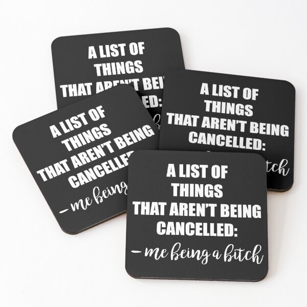 Item preview, A LIST OF THINGS THAT AREN'T BEING CANCELLED designed and sold by ContreiDesign.
