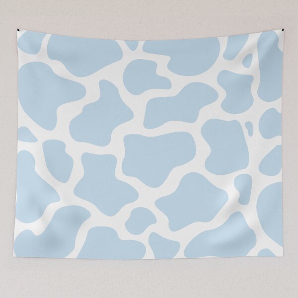 Item preview, Pastel Blue Cow Print designed and sold by ahzarts.
